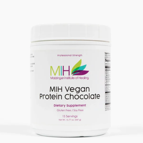 MIH Vegan Protein Chocolate Dietary Supplement 41.29 oz (15 servings)